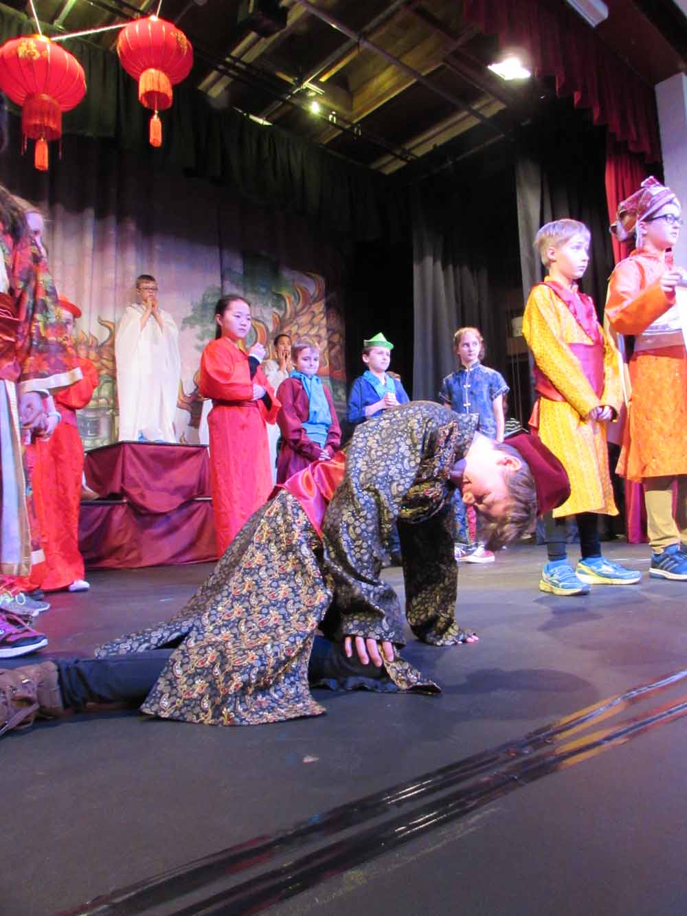 Year 6 Production of 'Mulan', March 2016
